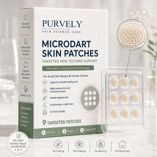Purvely 2-in-1 Microneedle & Hydrocolloid Patch🍀