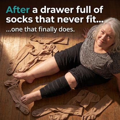 Calf Compression Wrap | Boost Circulation & Reduce Leg Swelling At Home