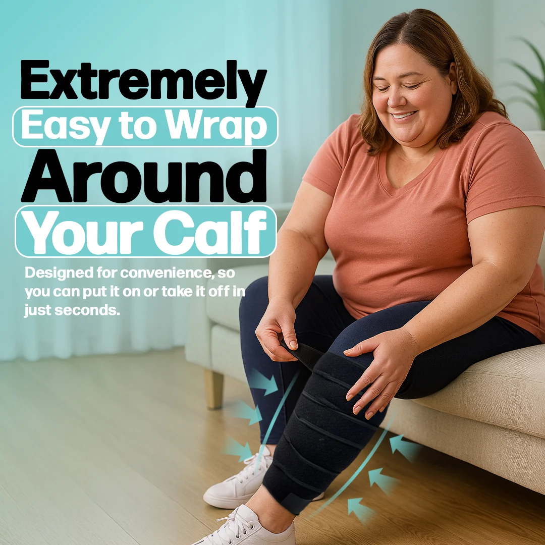 Calf Compression Wrap | Boost Circulation & Reduce Leg Swelling At Home