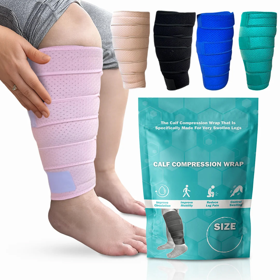 Calf Compression Wrap | Boost Circulation & Reduce Leg Swelling At Home