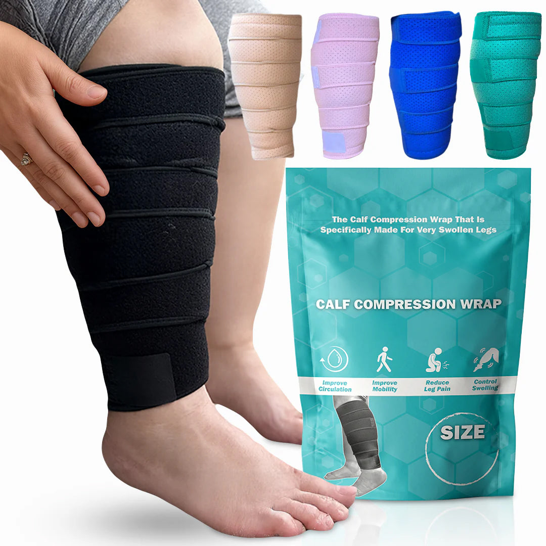 Calf Compression Wrap | Boost Circulation & Reduce Leg Swelling At Home