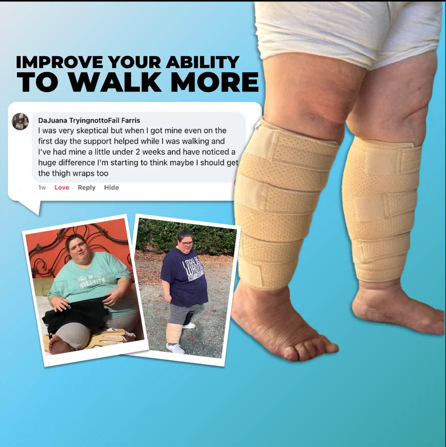 Calf Compression Wrap | Boost Circulation & Reduce Leg Swelling At Home